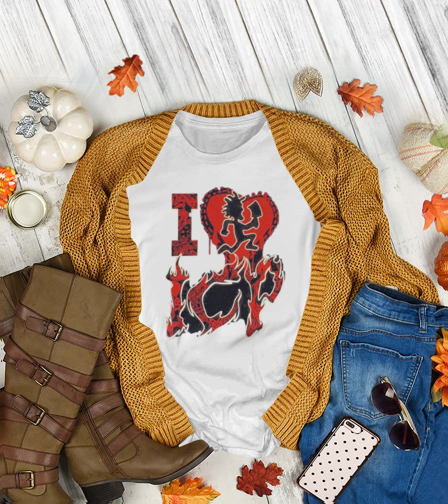I Heart Love ICP Insane Clown Posse Juniors T-Shirt