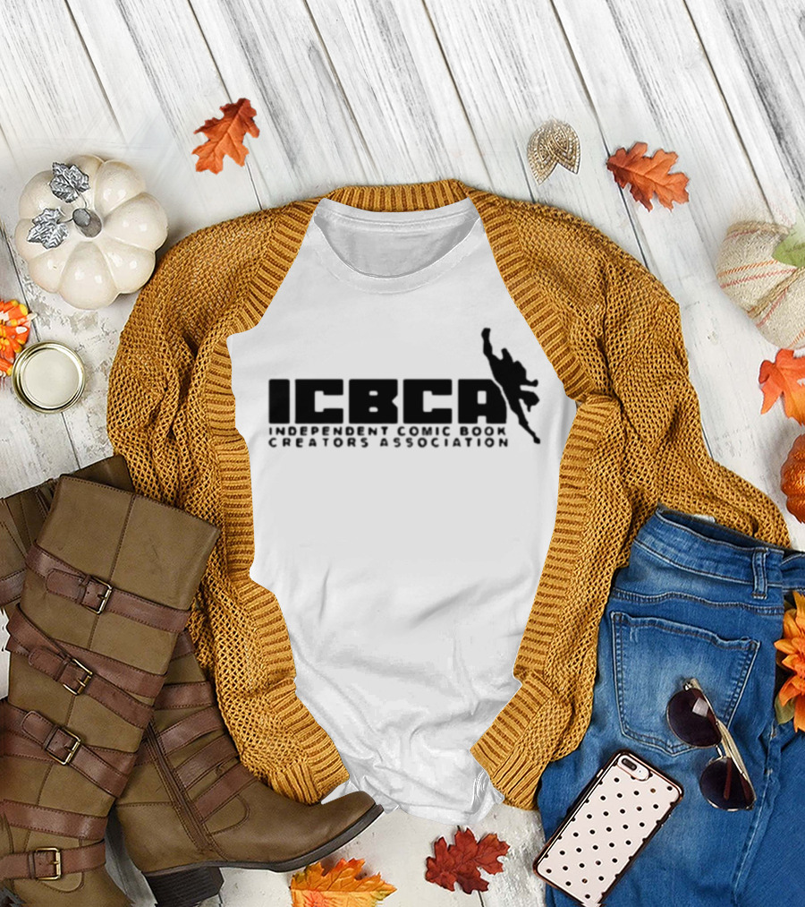 ICBCA Independent Comic Book Creators Association Iconic Hero T-Shirt