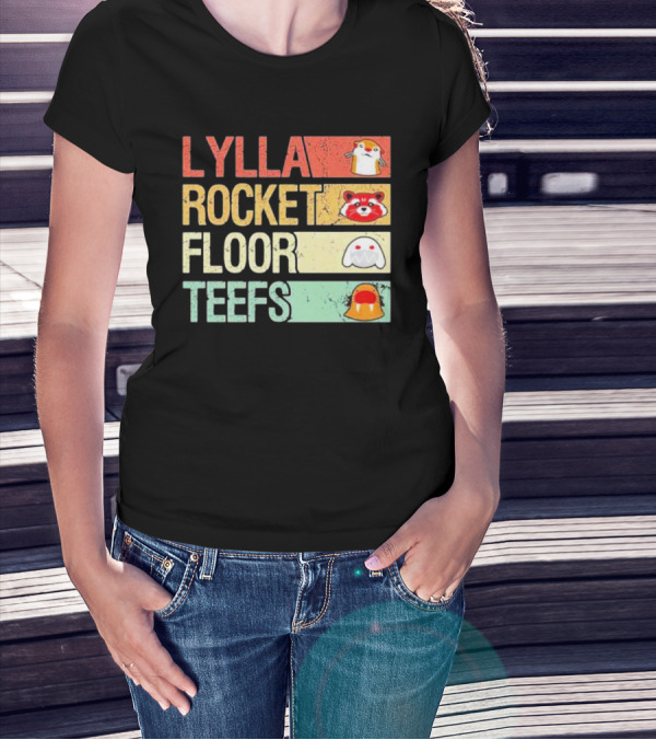 Lylla Rocket Floor Teefs Guardians Icons T-Shirt