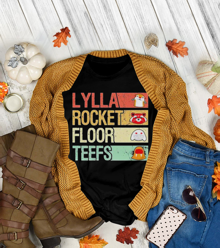 Lylla Rocket Floor Teefs Guardians Icons T-Shirt