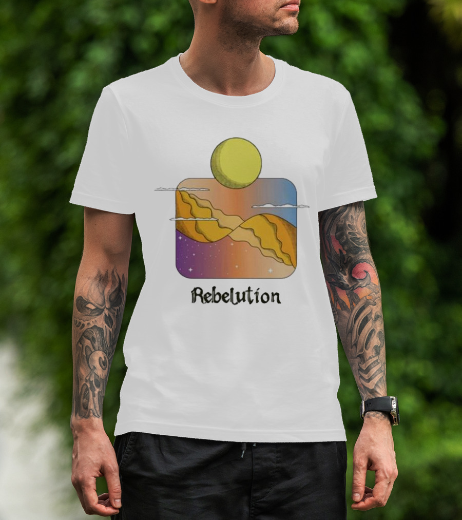 Rebelution Reflections Desert Sun And Mountains T-Shirt