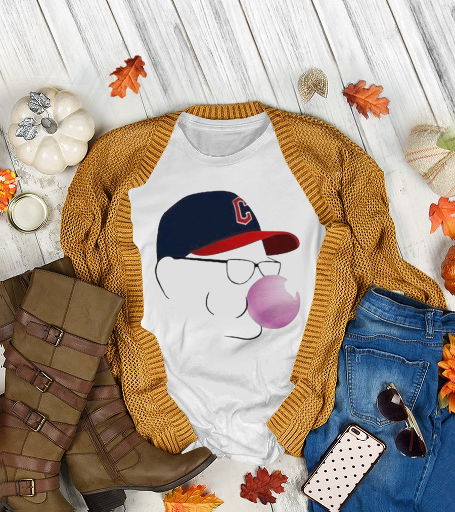 Cleveland Guardians Tito Bubblegum Baseball Hat T-Shirt