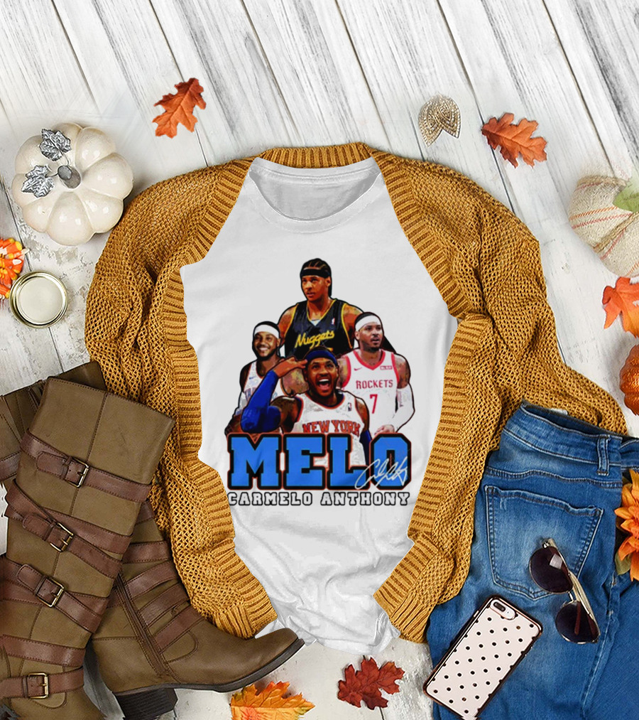 Carmelo Anthony Melo NYC New York Knicks Basketball KnicksTape T-Shirt