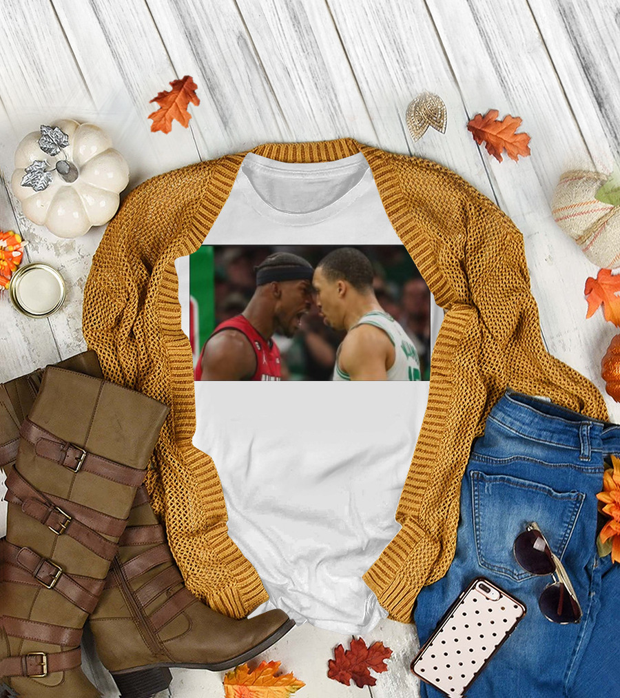 Jimmy Butler Grant Williams Faceoff Heat Celtics T-Shirt