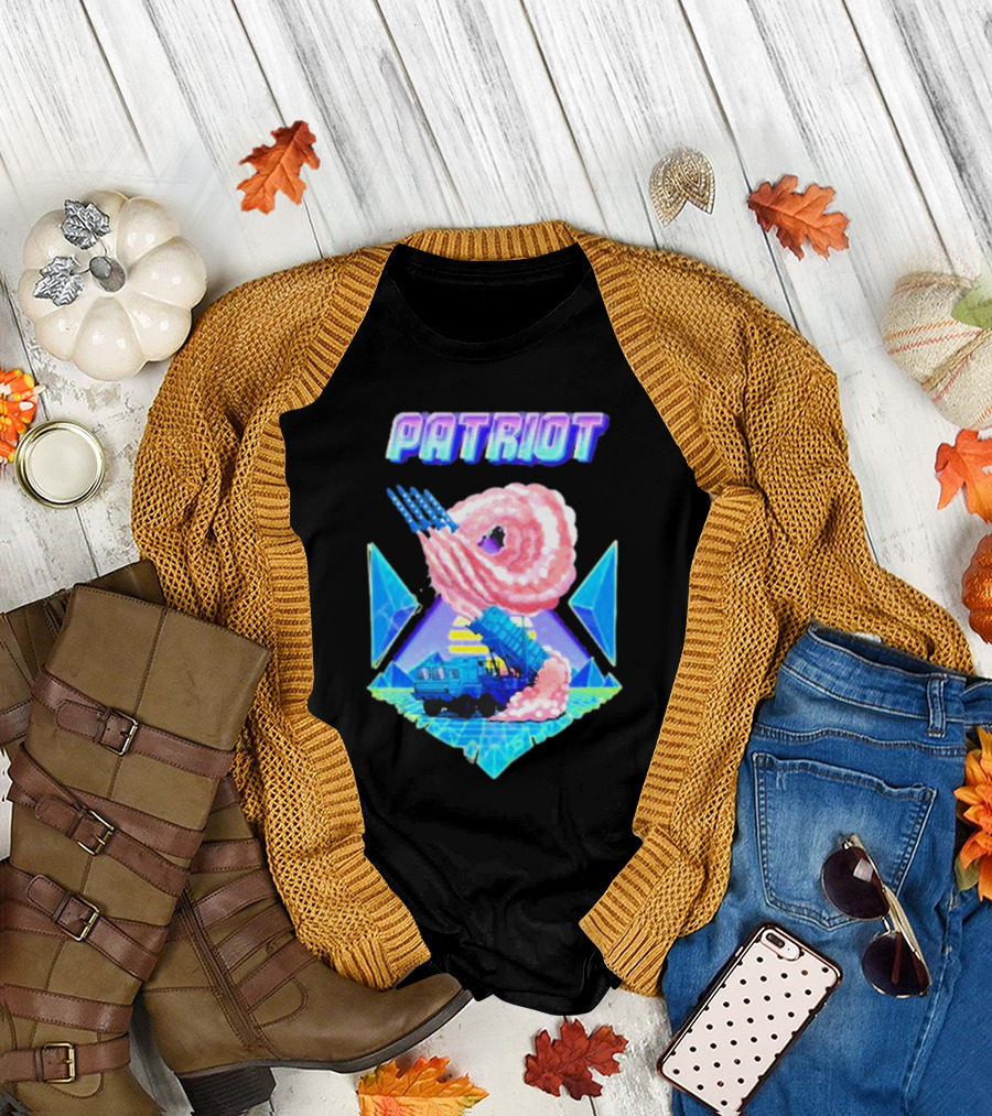 Saint Javelin Patriot Missile Truck Vaporwave Xeon 90s Aesthetic T-Shirt