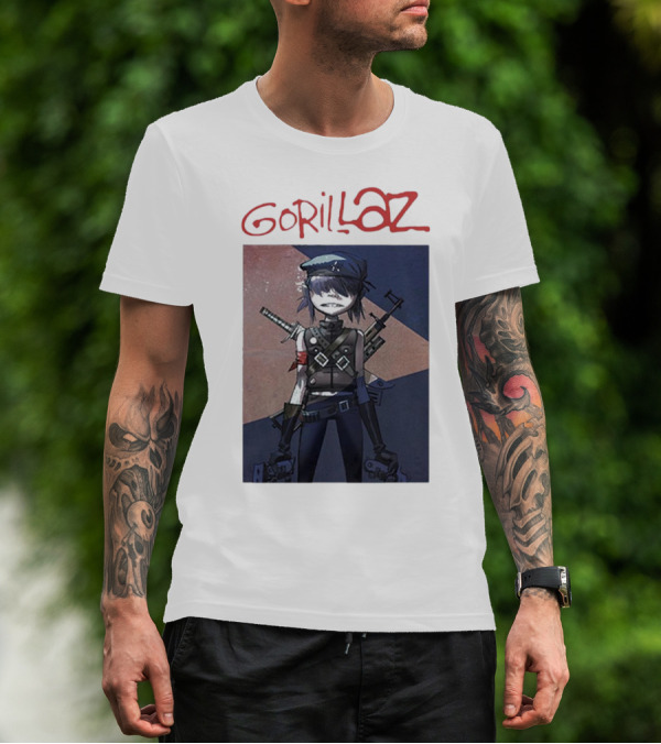 Timothee Chalamet Gorillaz Noodle Character T-Shirt
