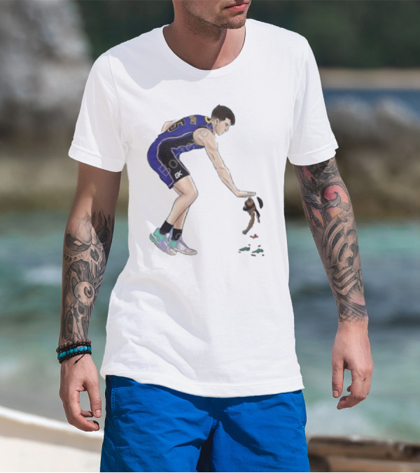 Austin Reaves Too Small NBA Gesture Basketball Play T-Shirt