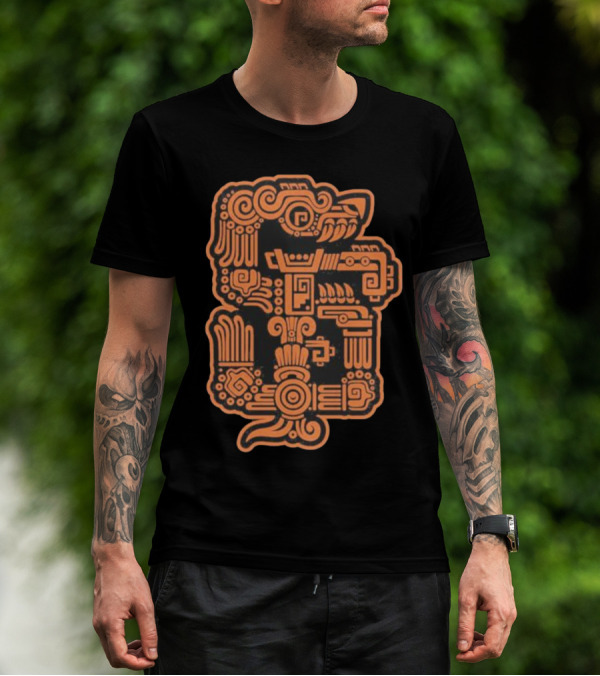 Aztec SF Giants Gigantes Tribal T-Shirt