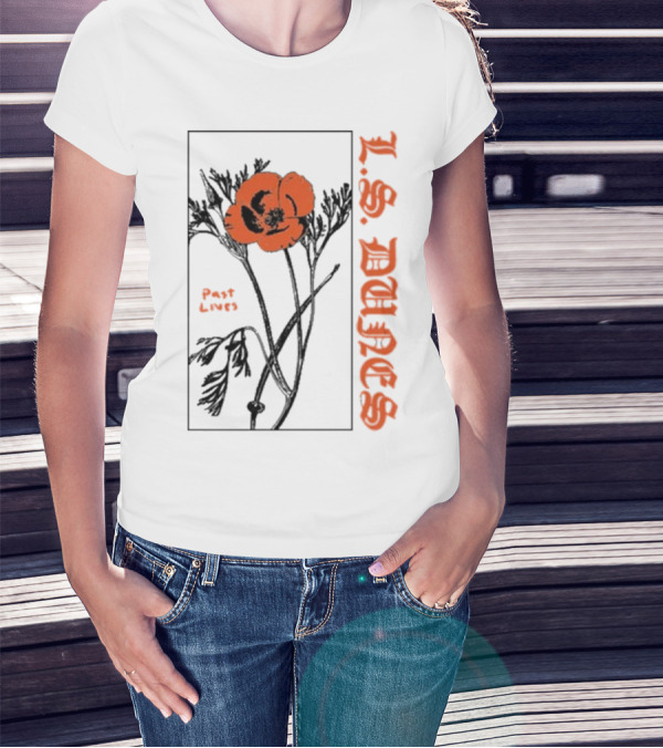 L.S. Dunes Past Lives Orange Flower T-Shirt
