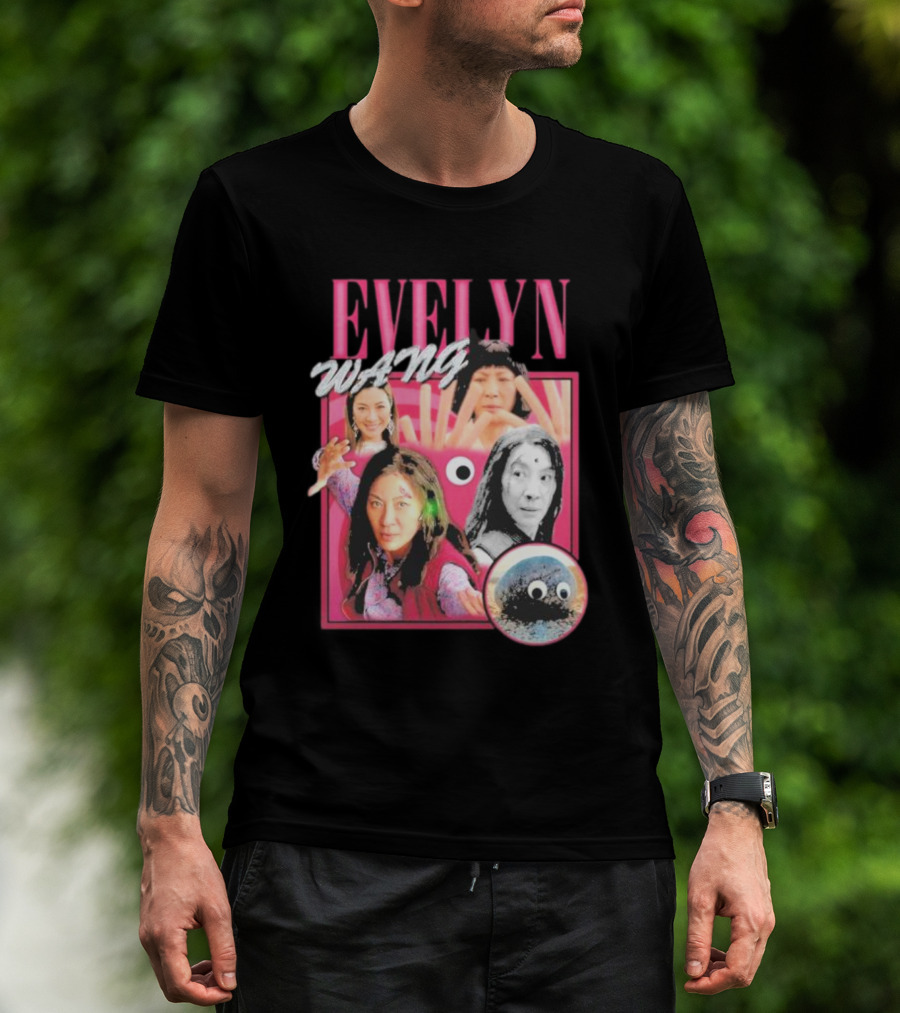 Evelyn Wang Everything Everywhere Multiverse Collage T-Shirt
