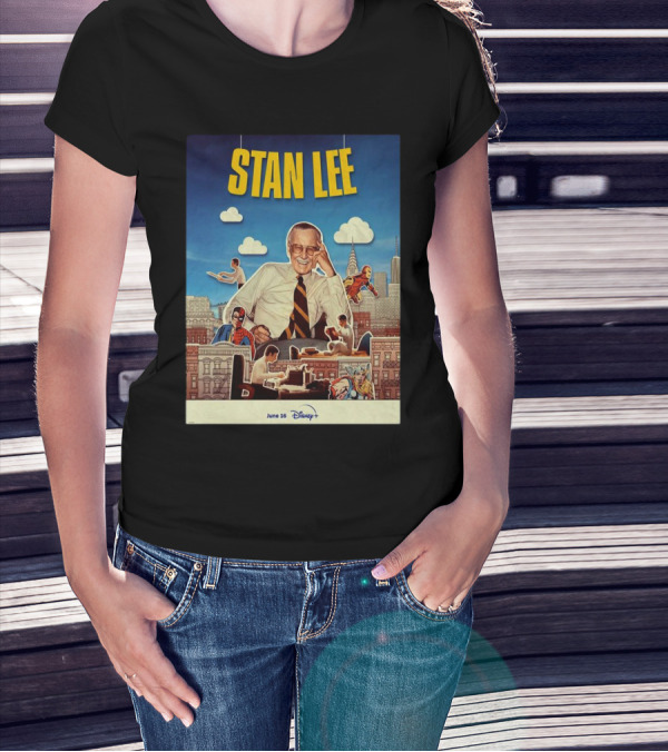 Stan Lee Disney June 16 Celebration With Iconic Characters T-Shirt