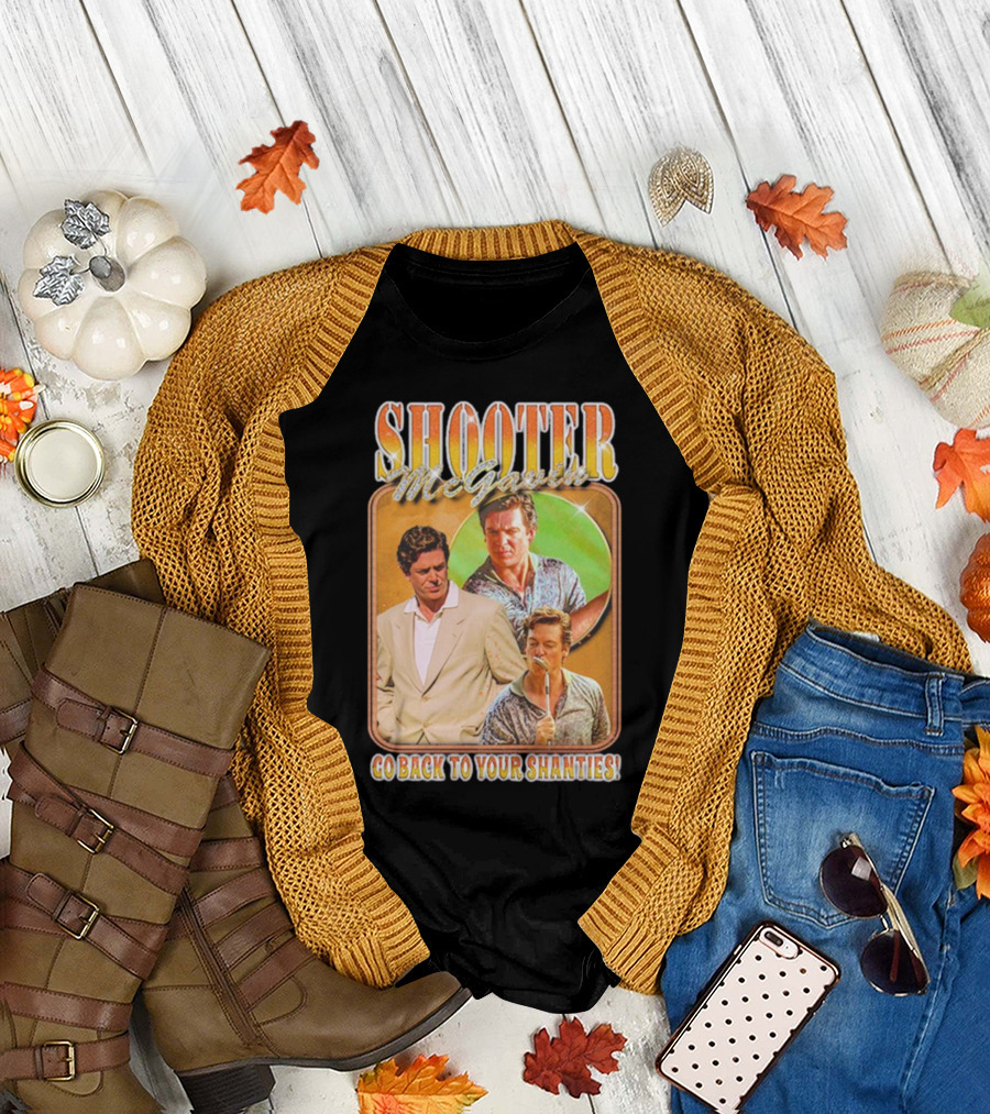 Shooter McGavin Go Back to Your Shanties Retro T-Shirt