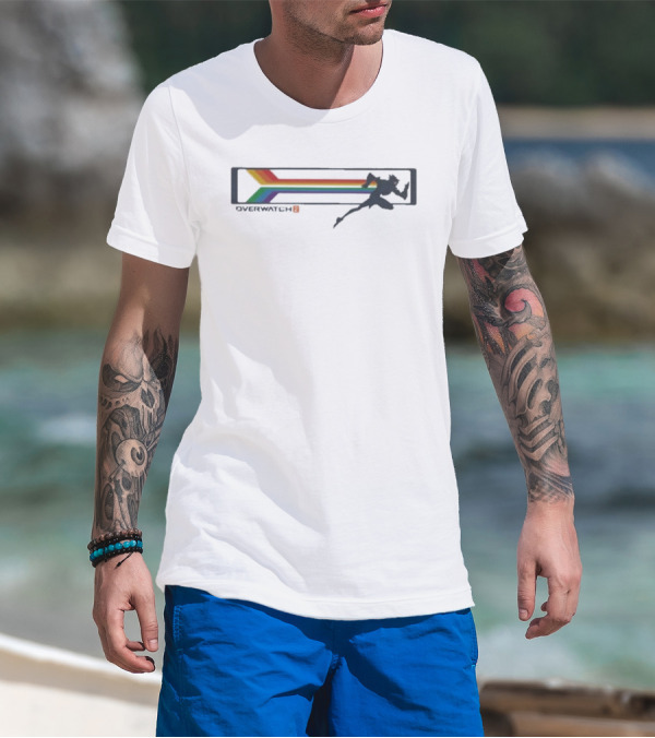 Overwatch 2 Tracer Rainbow Pride T-Shirt