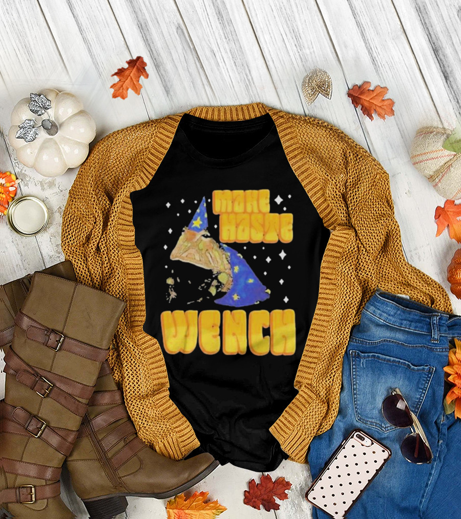 Make Haste Wench Wizard Frog Stars T-Shirt