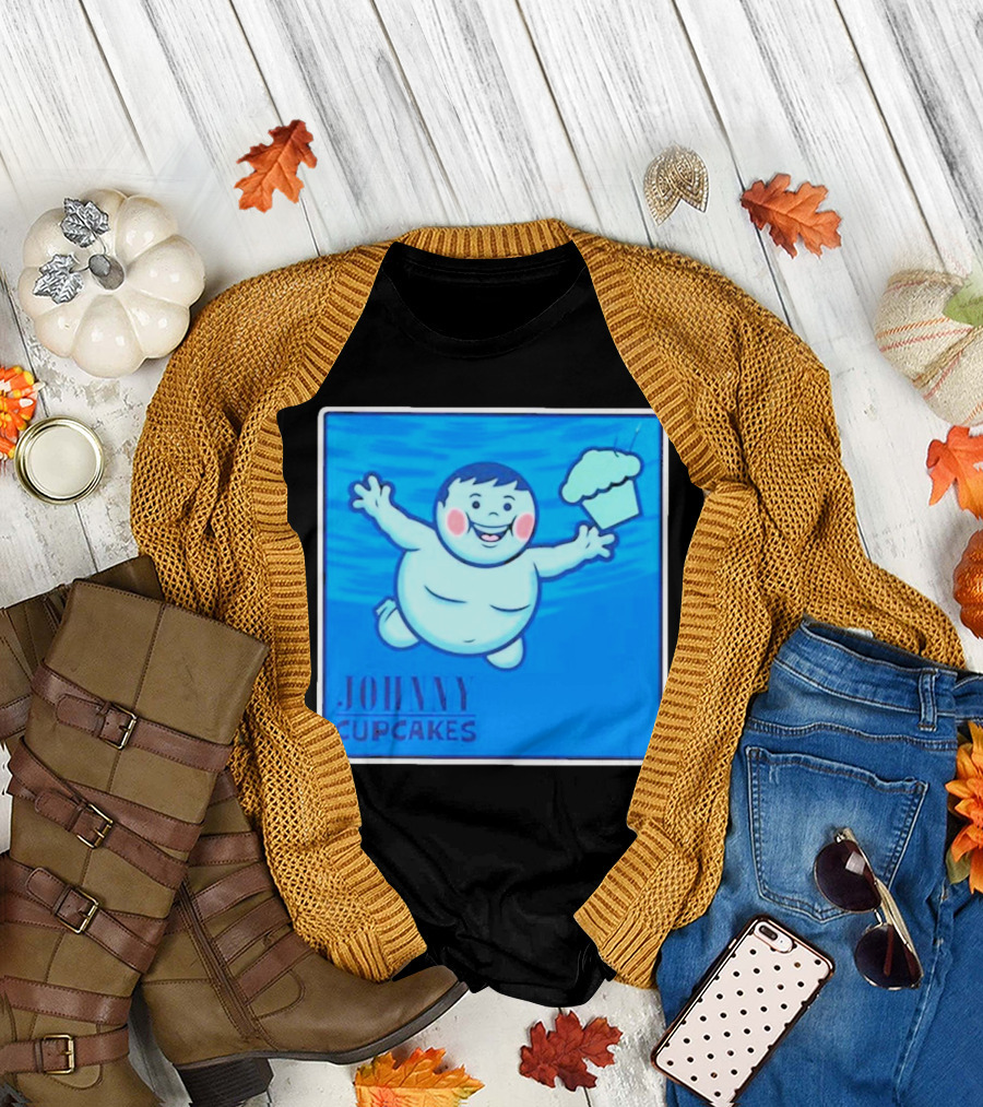 Johnny Cupcakes Swimming Boy with Cupcake T-Shirt
