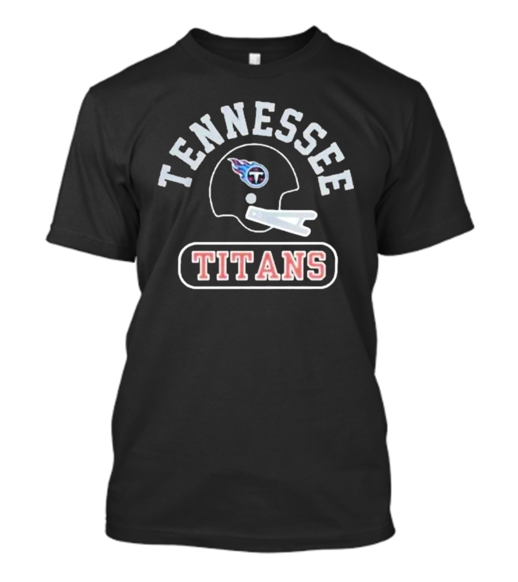 Tennessee Titans Vintage Logo Helmet T-Shirt