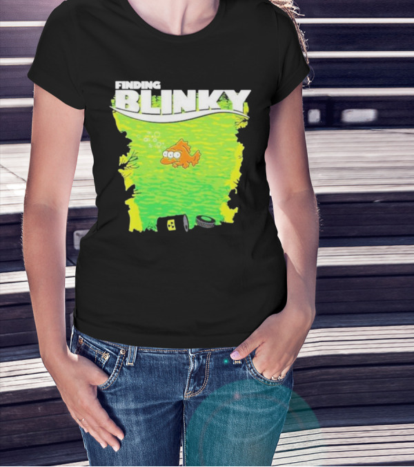 Finding Blinky Three-Eyed Fish Dump Reference T-Shirt