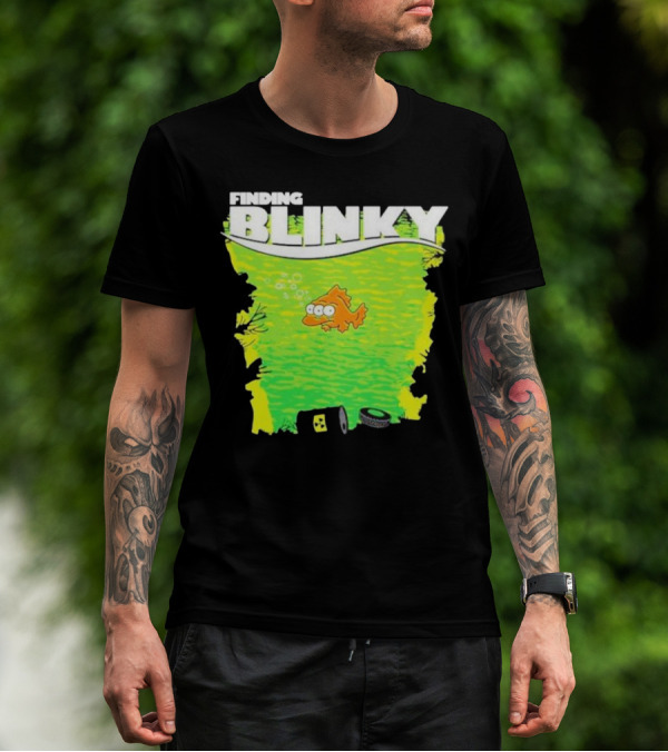 Finding Blinky Three-Eyed Fish Dump Reference T-Shirt