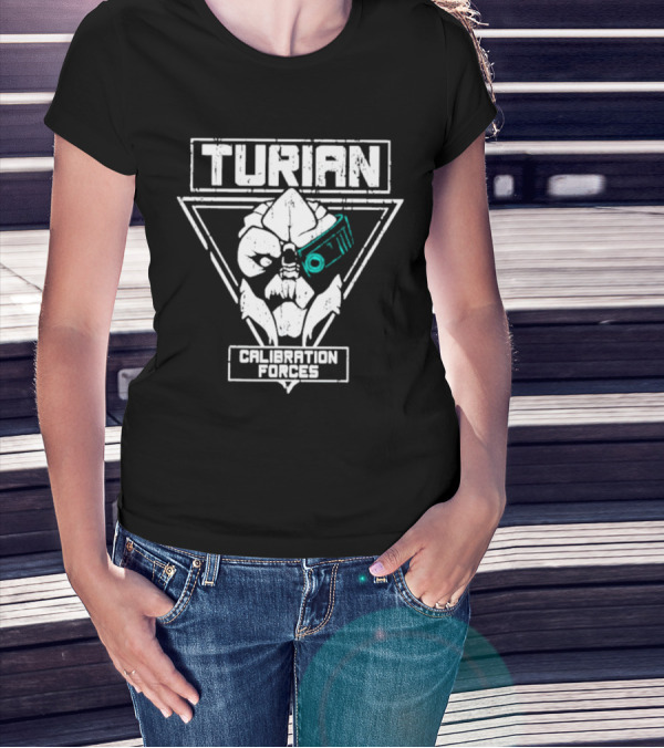 Turian Calibration Forces Mass Effect Gaming T-Shirt