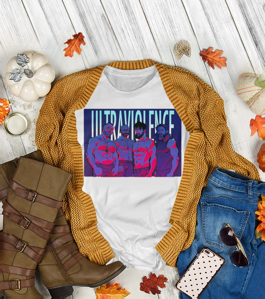 Ultraviolence AEW Wrestlers Neon T-Shirt