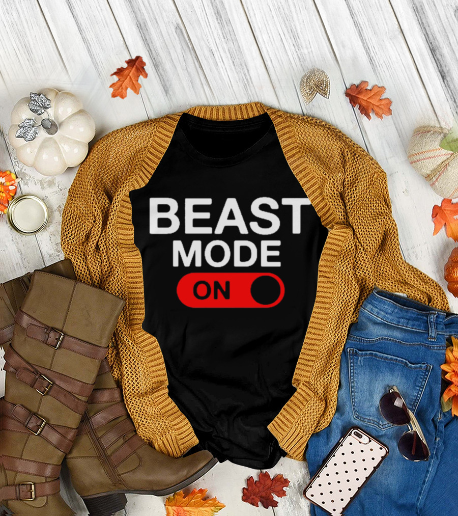 Beast Mode On Switch Bold Lifestyle Trend T-Shirt