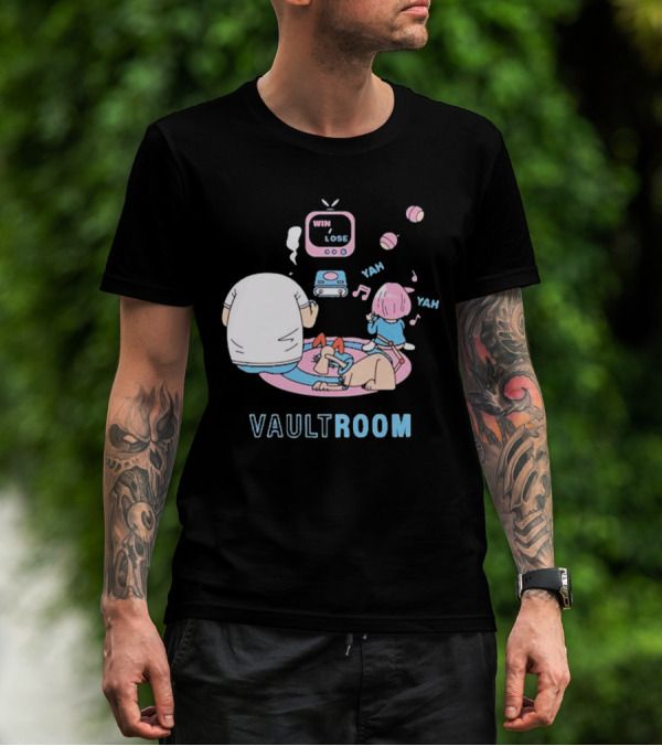 Vault Room Gaming Fun With Win Lose Challenge T-Shirt
