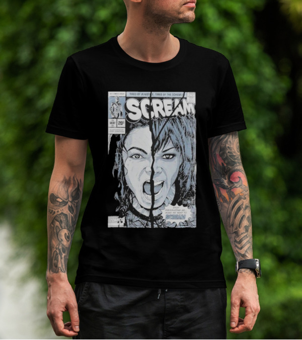 Mj History Scream Tired Of Injustice Tired Of The Schemes Comic May 20 Scream T-Shirt