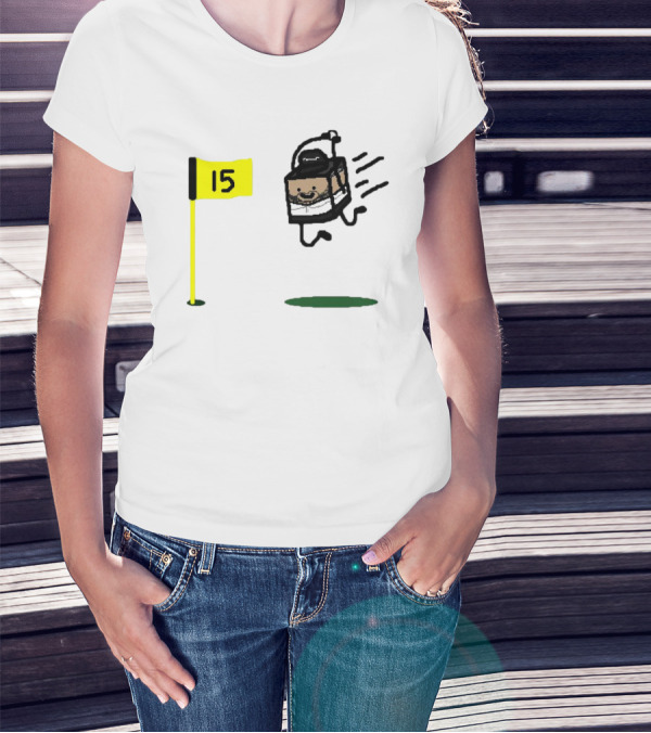 Michael Block Animated Golf Celebration Flag 15 T-Shirt