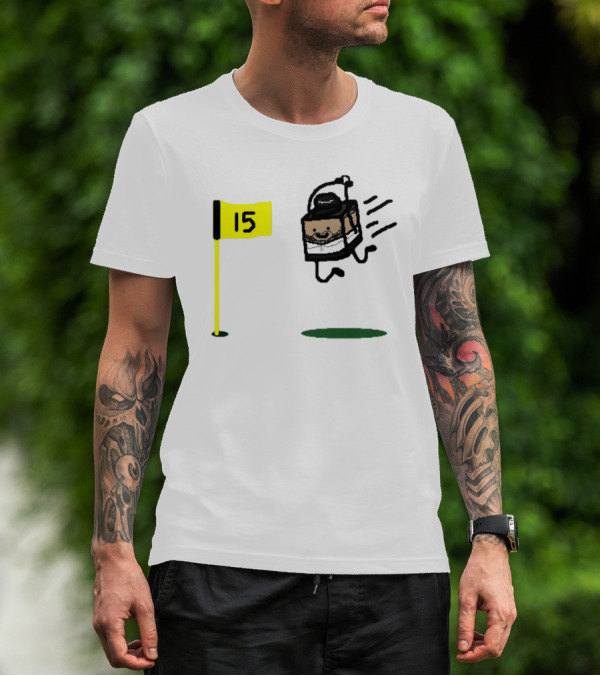 Michael Block Animated Golf Celebration Flag 15 T-Shirt