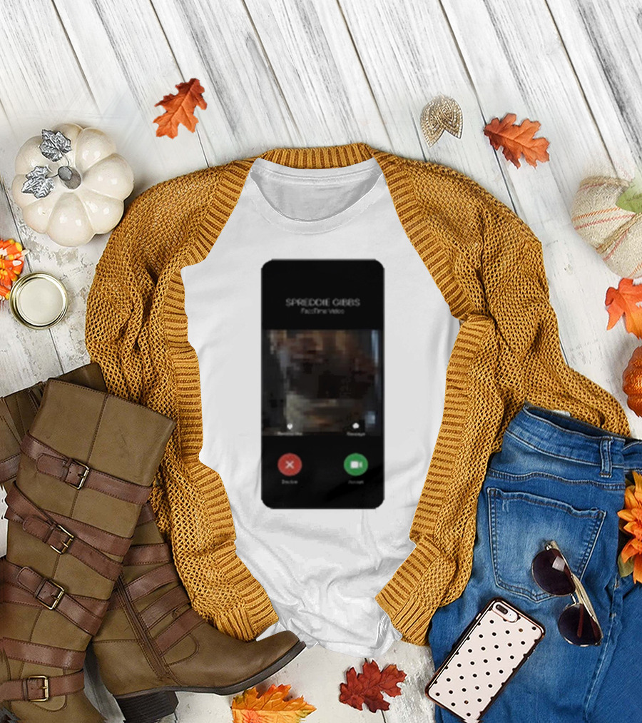 Spreddie Gibbs FaceTime Video Call Product the Yams T-Shirt