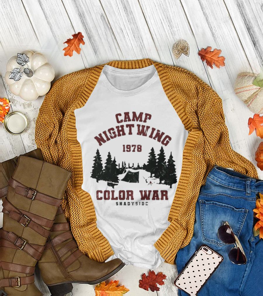 Camp Nightwing 1978 Color War Shadyside T-Shirt