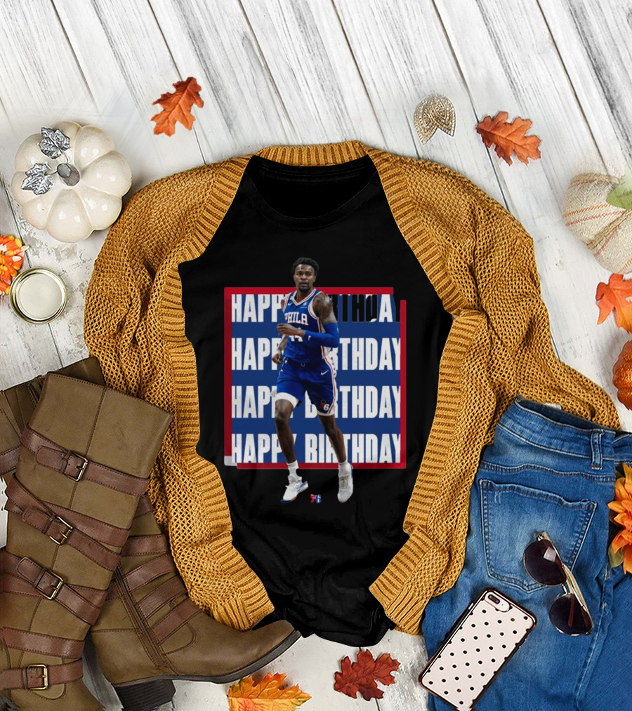 Philadelphia 76ers Happy Birthday Paul Reed Basketball T-Shirt