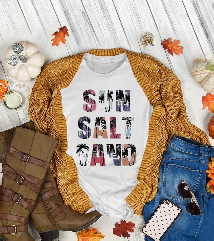 Sun Salt Sand Tropical Beach Vibes T-Shirt