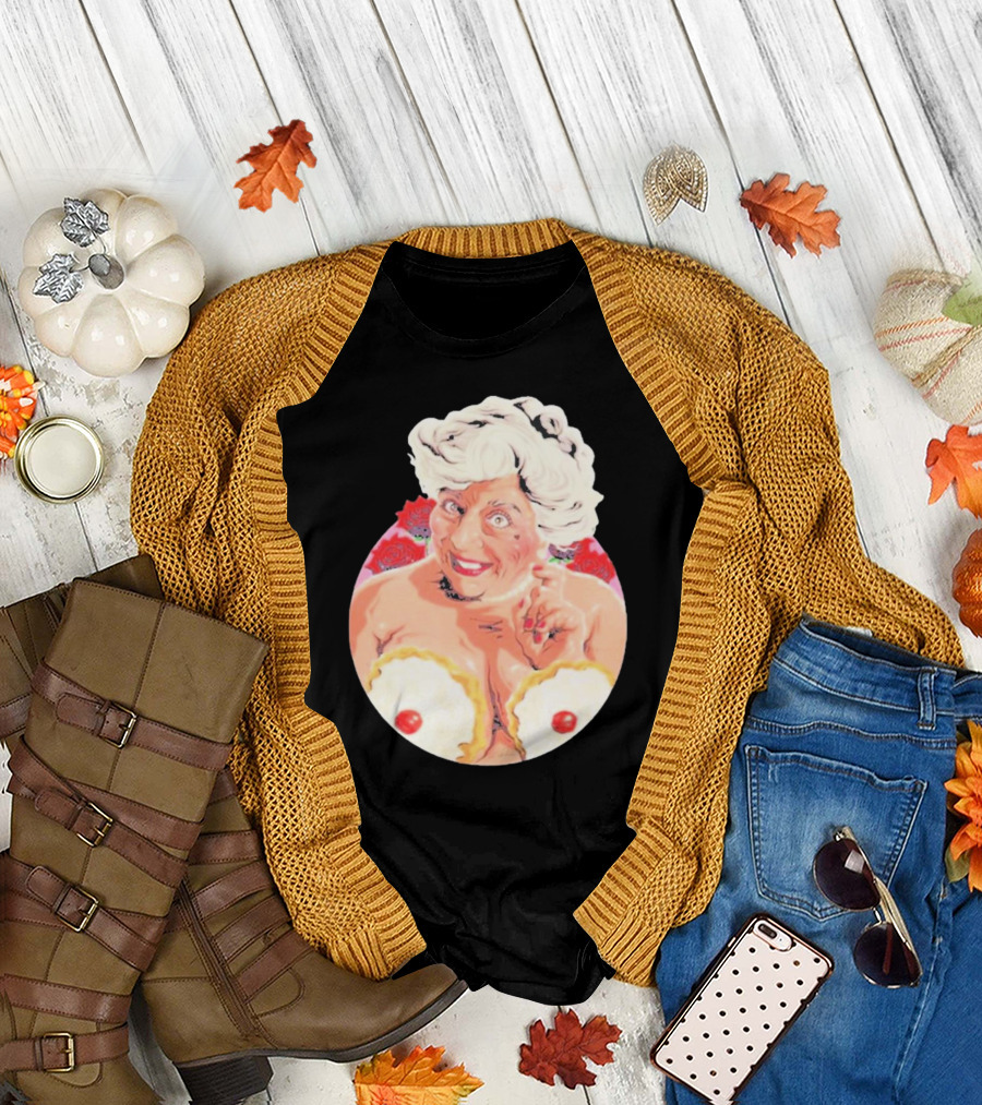 Miriam Saucy Grandma with Cake Pops and Roses T-Shirt