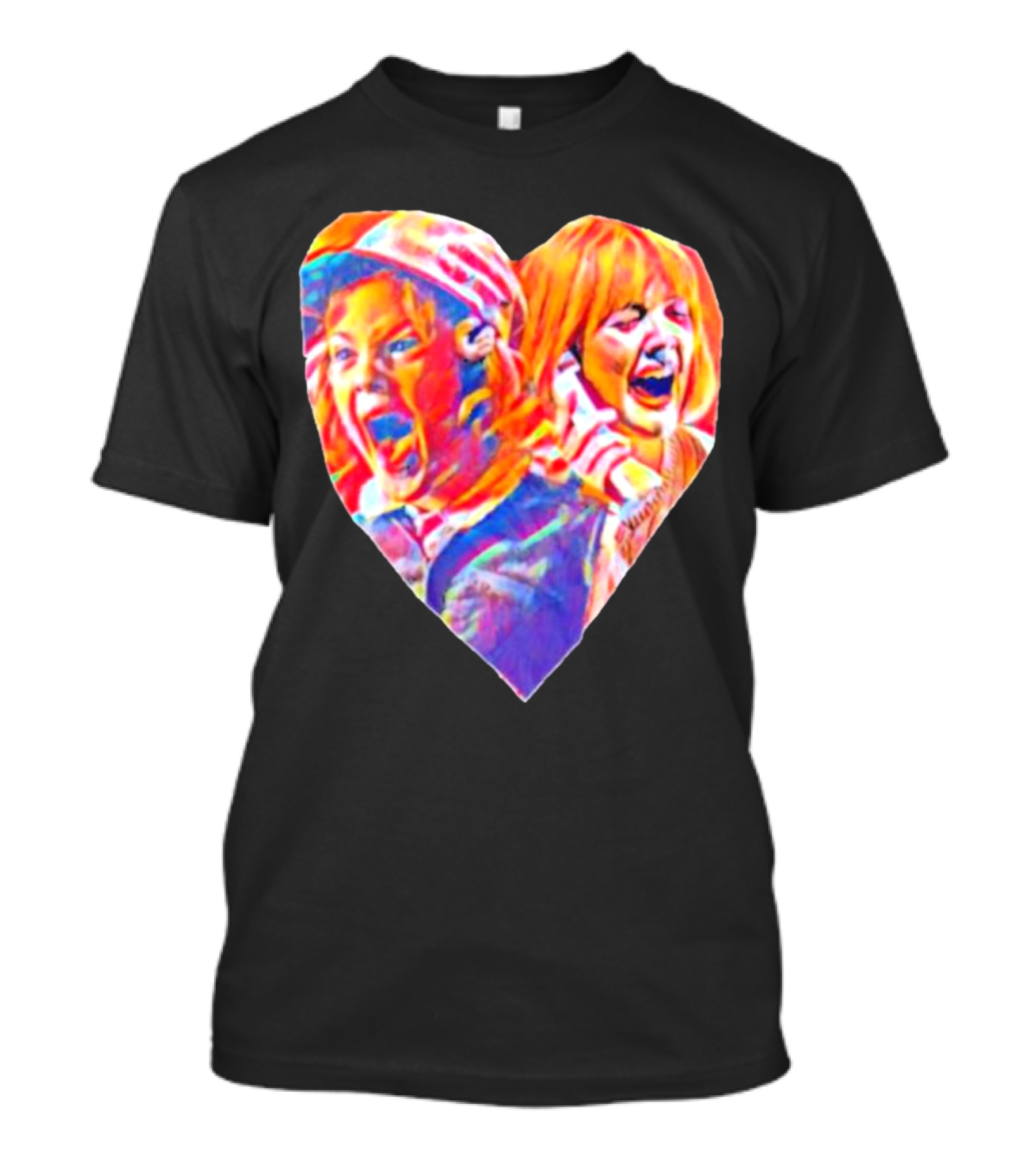 Vintage Movie Scream Drew Barrymore Heart Shaped T-Shirt