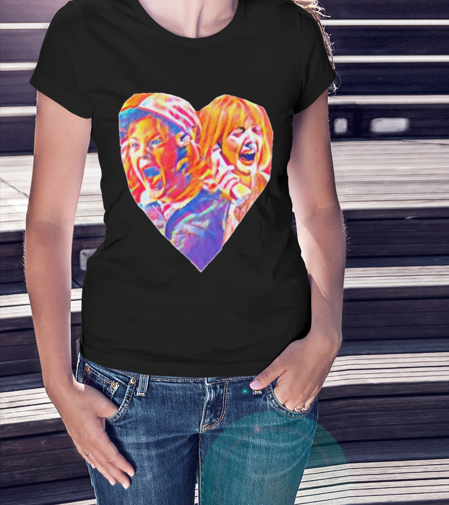 Vintage Movie Scream Drew Barrymore Heart Shaped T-Shirt