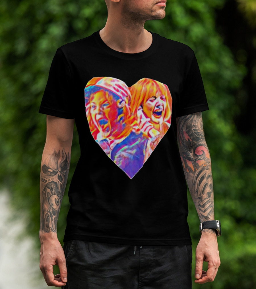 Vintage Movie Scream Drew Barrymore Heart Shaped T-Shirt
