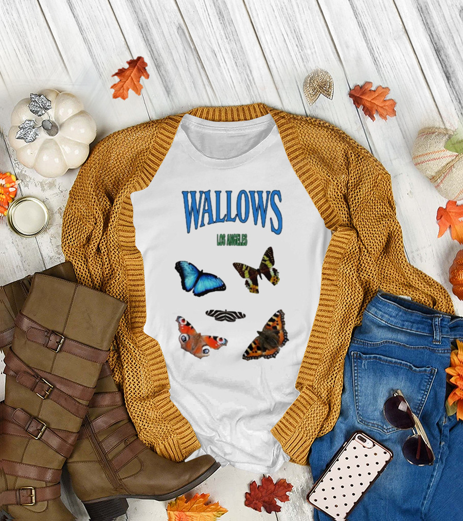 Wallows Los Angeles Butterflies Collection T-Shirt