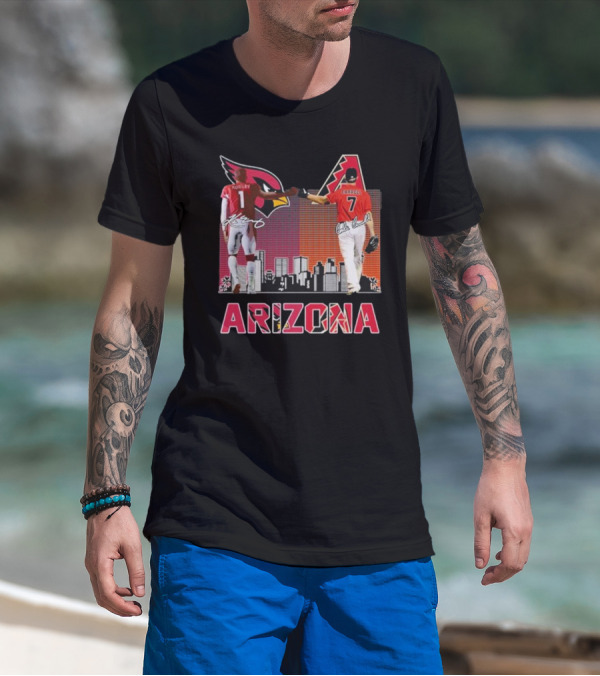 Arizona Cardinals Diamondbacks Kyler Murray And Corbin Carroll Signatures T-Shirt