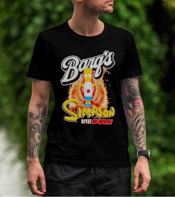 Barg’s Root Beer Bart Simpson Bite My Shorts T-Shirt