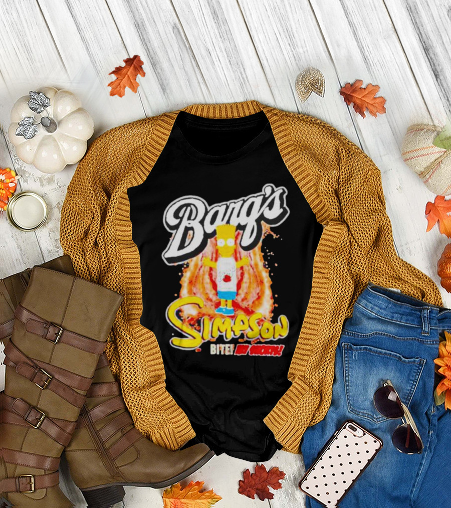 Barg’s Root Beer Bart Simpson Bite My Shorts T-Shirt