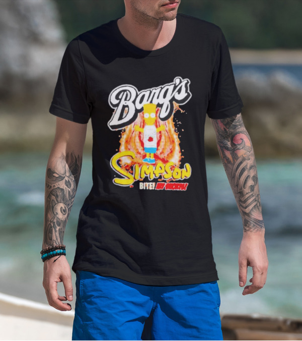 Barg’s Root Beer Bart Simpson Bite My Shorts T-Shirt