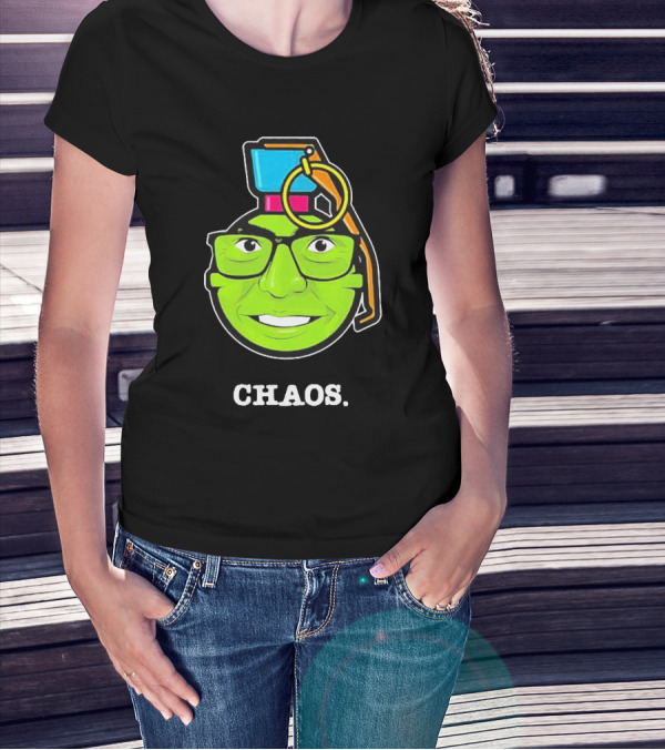 Lebatard And Friends Store Chaos Grenade Icon With Glasses And Smile T-Shirt