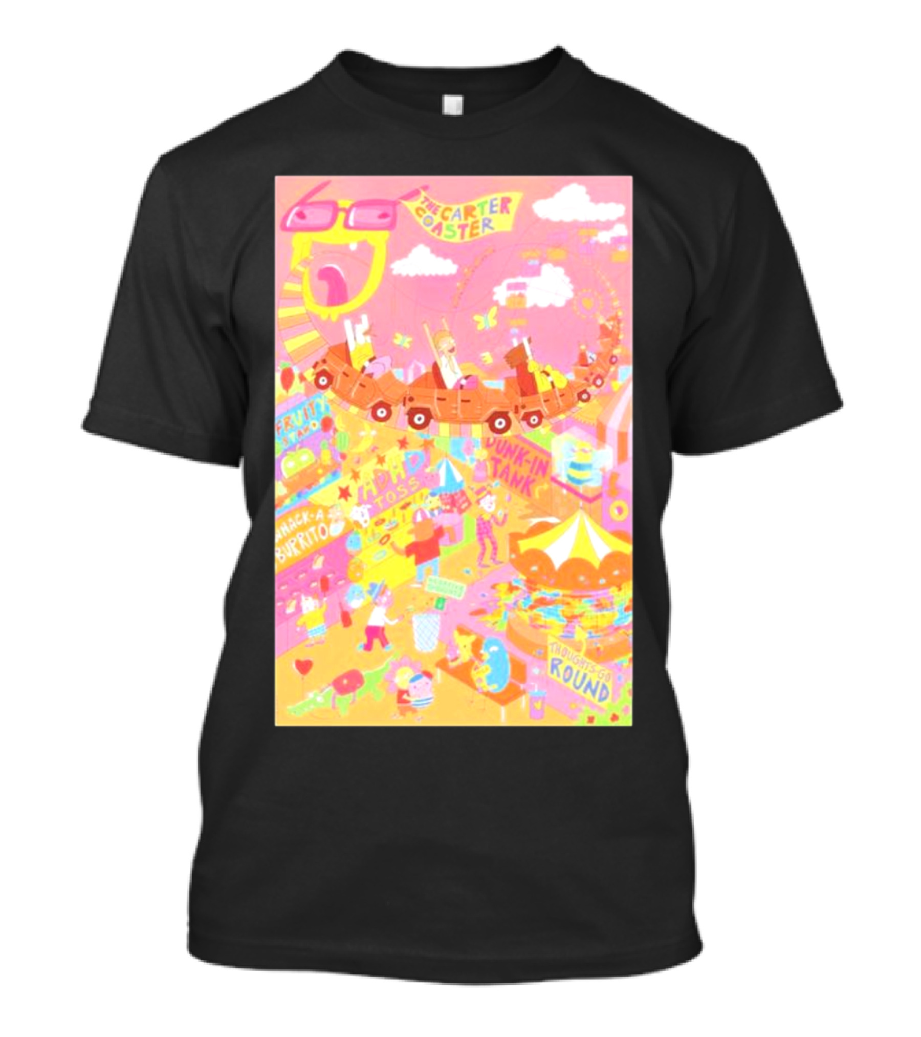 Carter Kench Carnival Carter Coaster Dunkin Tank Round Fun Time T-Shirt