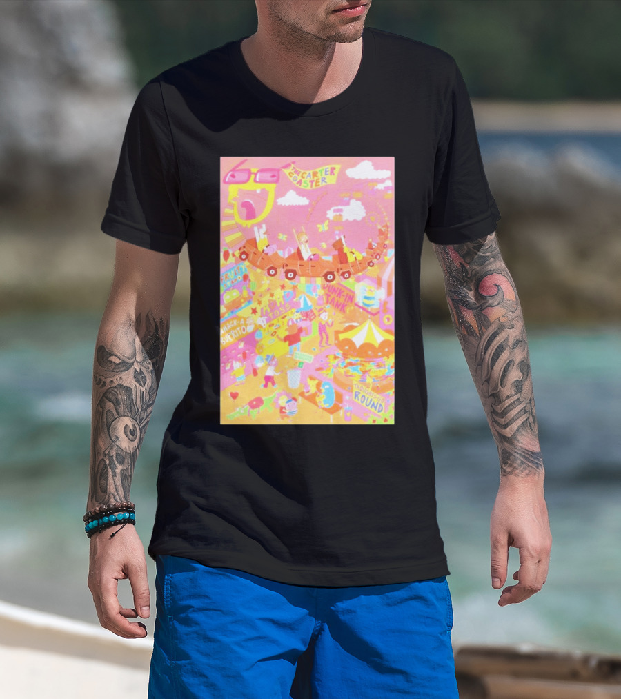 Carter Kench Carnival Carter Coaster Dunkin Tank Round Fun Time T-Shirt