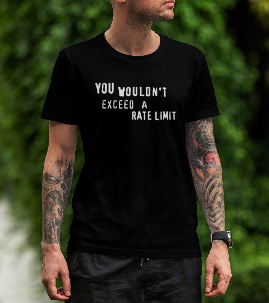 YOU WOULDN'T EXCEED A RATE LIMIT T-Shirt