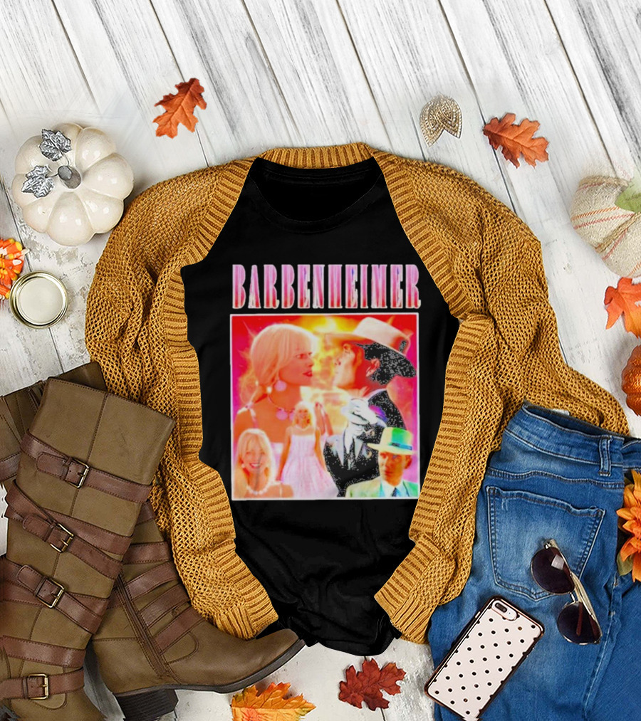 Barbenheimer Oppenheimer Barbie Movie Mashup T-Shirt