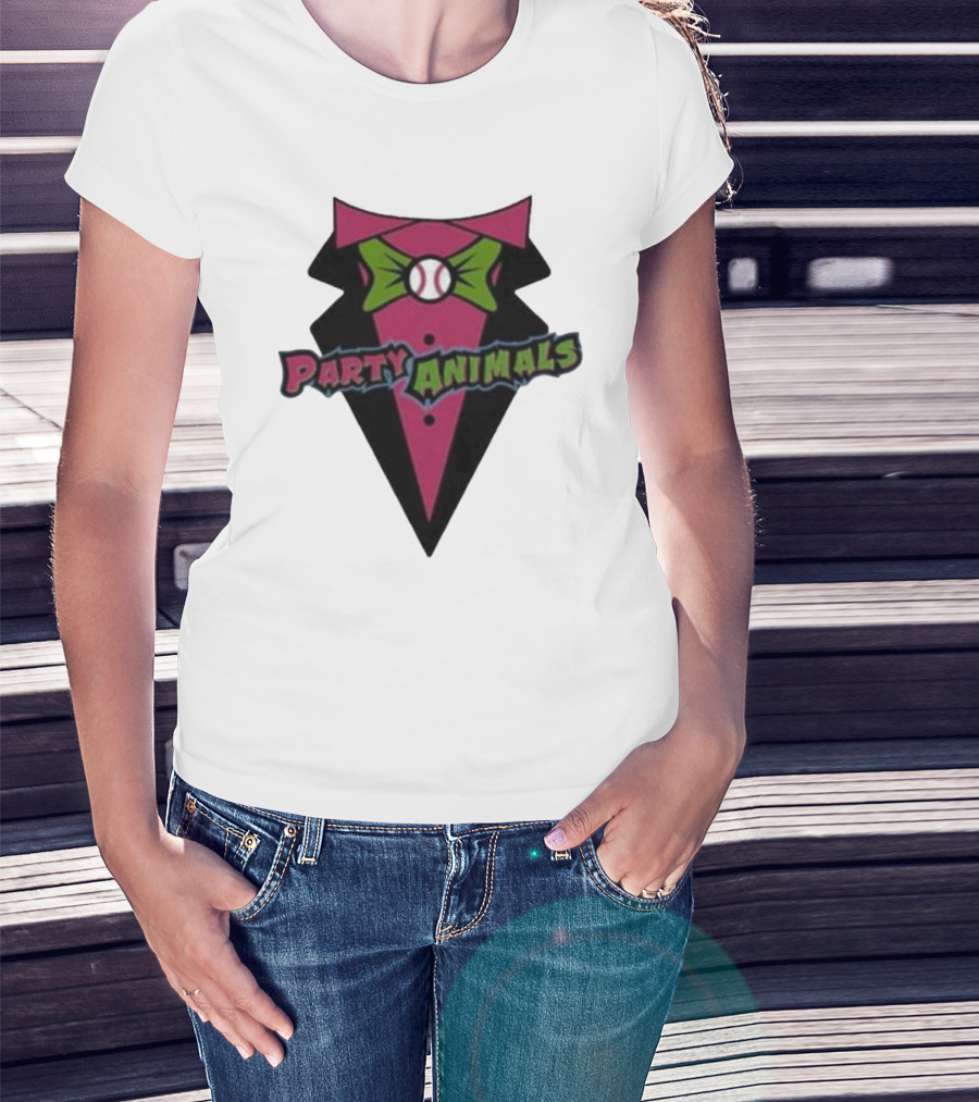 Party Animals Baseball Tuxedo T-Shirt