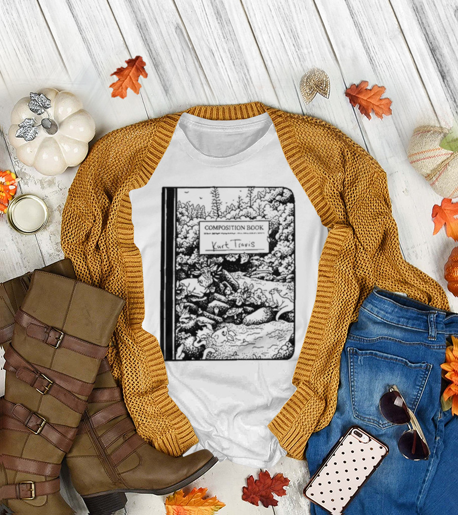 Kurt Travis Esque Records Composition Book T-Shirt
