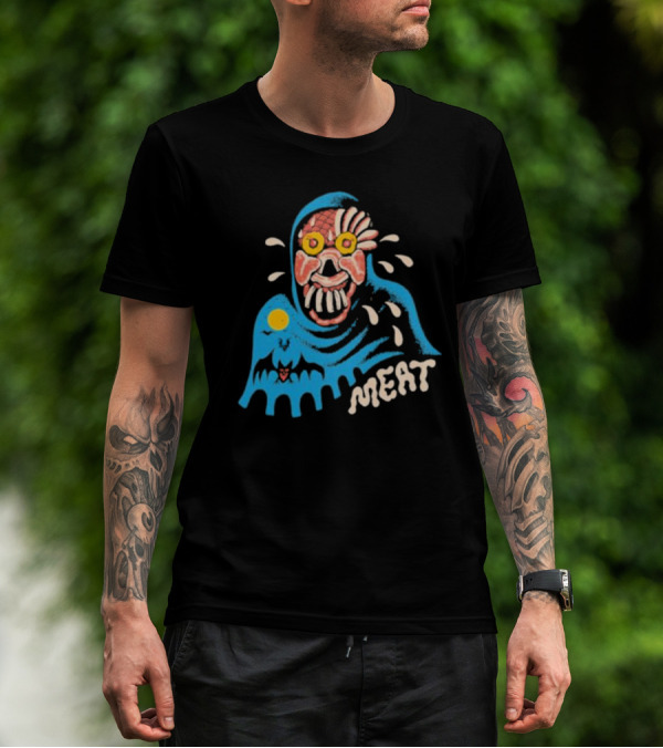 Meat Canyon Meathead Horror Masked Creature Monster T-Shirt
